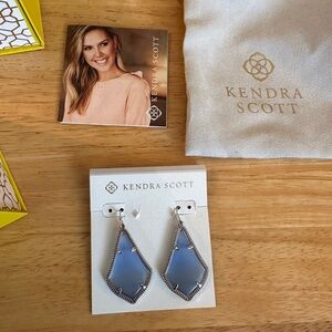Kendra Scott Alex Sky Blue Drop Earrings